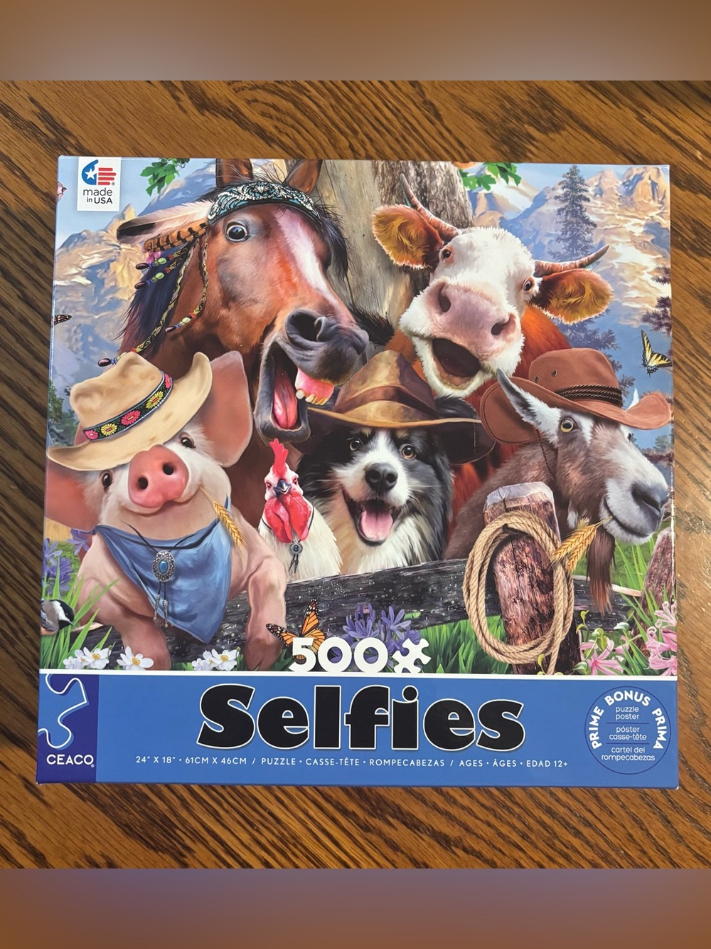 500 piece Farm Animals Puzzle
